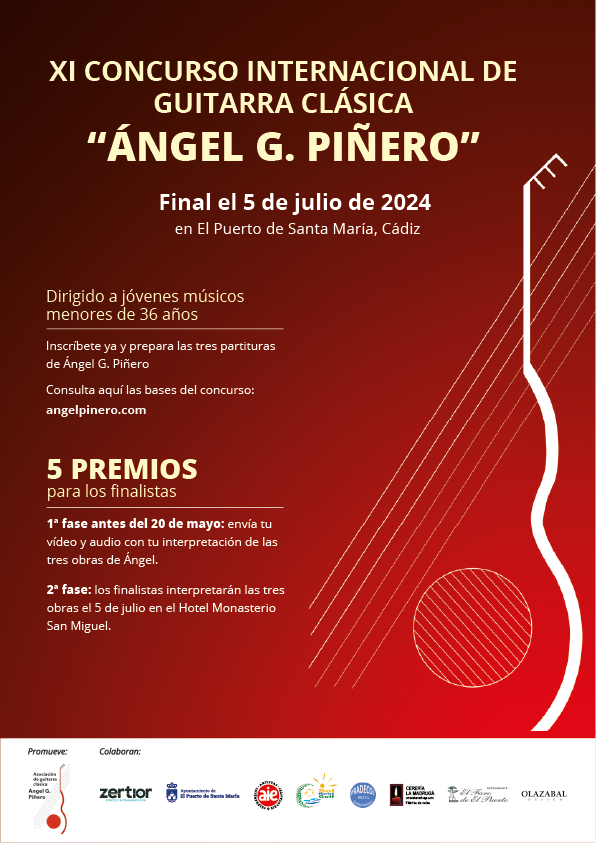 cartel concurso de guitarra angel piñero