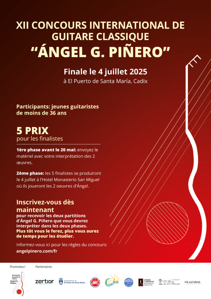 concours international de guitare classique angel g piñero